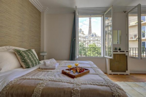 BnBNook - Charming 1BR with Eiffel Tower View